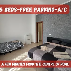 Appartamento -5 Min From Bus Stop-Free Parking, Roma